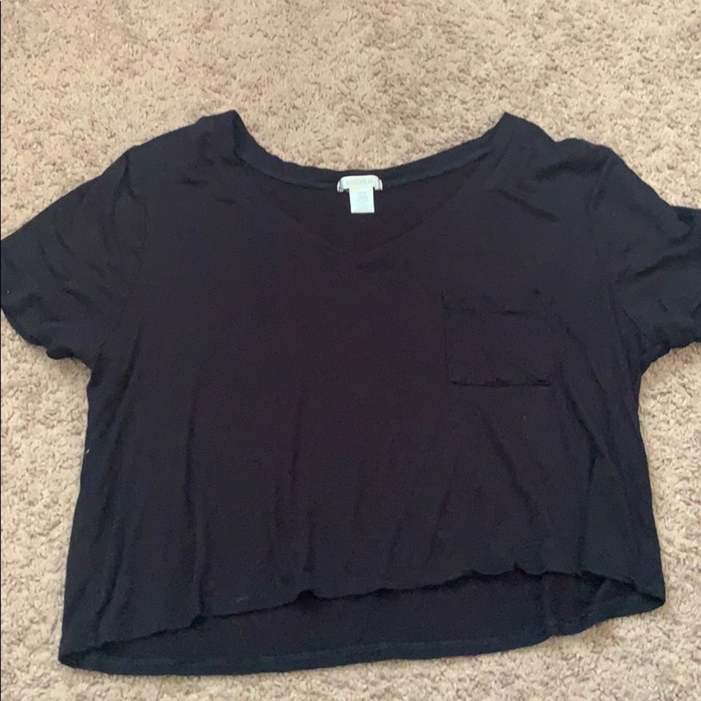 Black Crop t-shirt